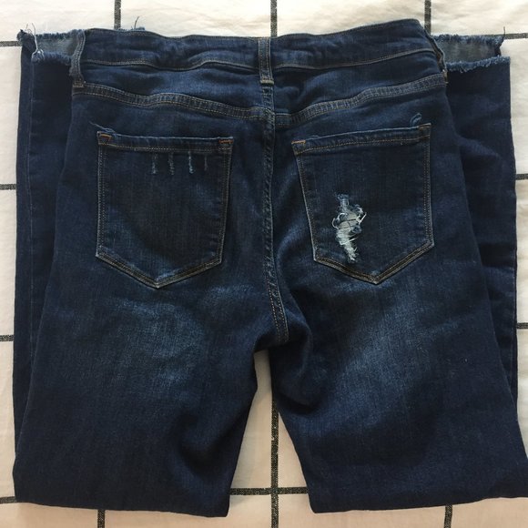 Women's ripped skinny jeans - Picture 2 of 5